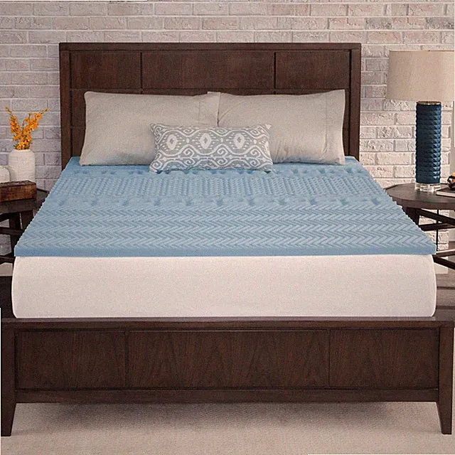 1.5” 7-Zone Reversible Memory Foam Mattress Topper, Full