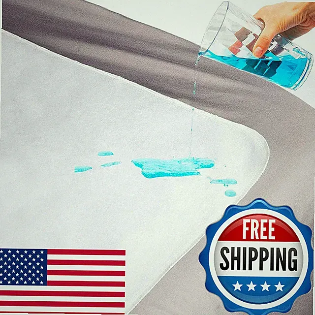 DMI Waterproof Reversible Flat Fit Mattress Protector Cover White 36x72