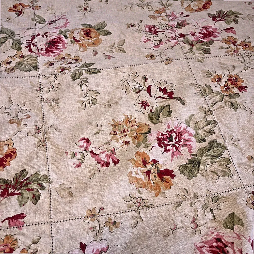 Nautica French Country Floral Striped Twin Reversible Duvet