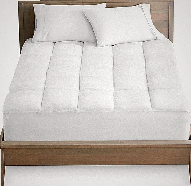 Reversible King Mattress Pad - Soft Cooling Pillow Top - Deep Pocket Protector