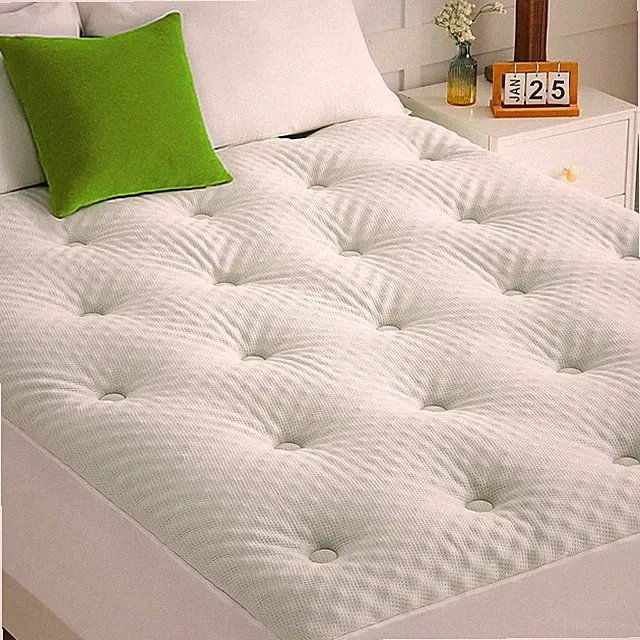 Reversible Queen Mattress Topper Egg Crate Memory Foam Mattress Topper Bamboo
