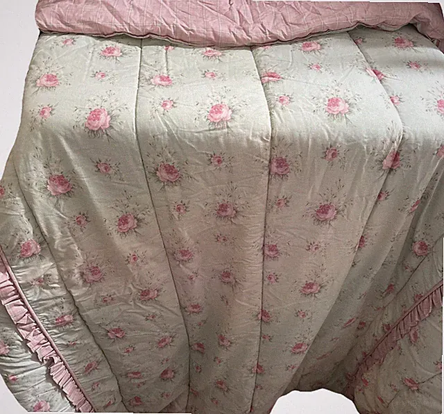 VTG Y2K Laura Ashley Twin Comforter Set RoseMoor 2 Shams, Sheets, & Skirts