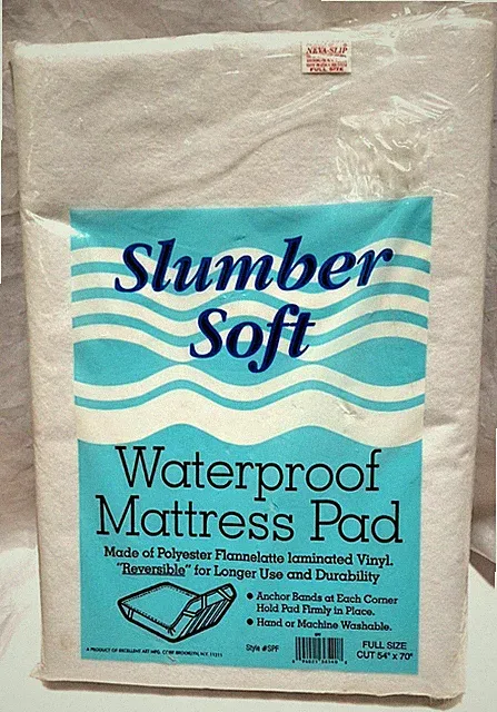 Waterproof Mattress Protector Pad Waterproof with Anchor bands Reversable Full